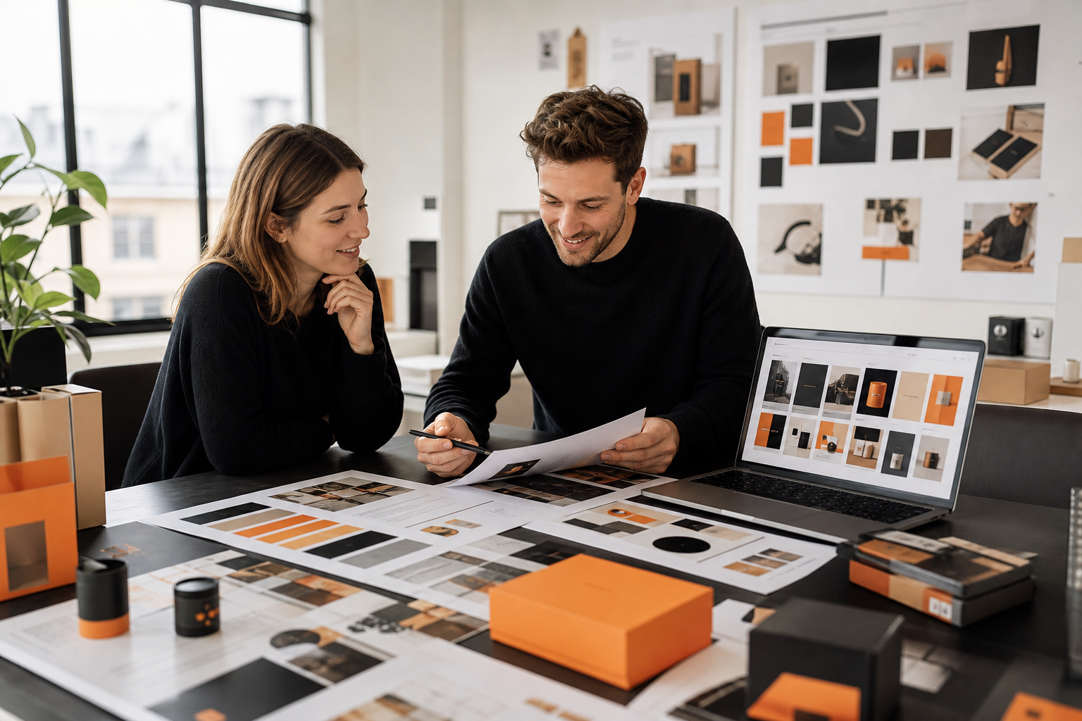Premium corporate hero image describing Graphic Design service